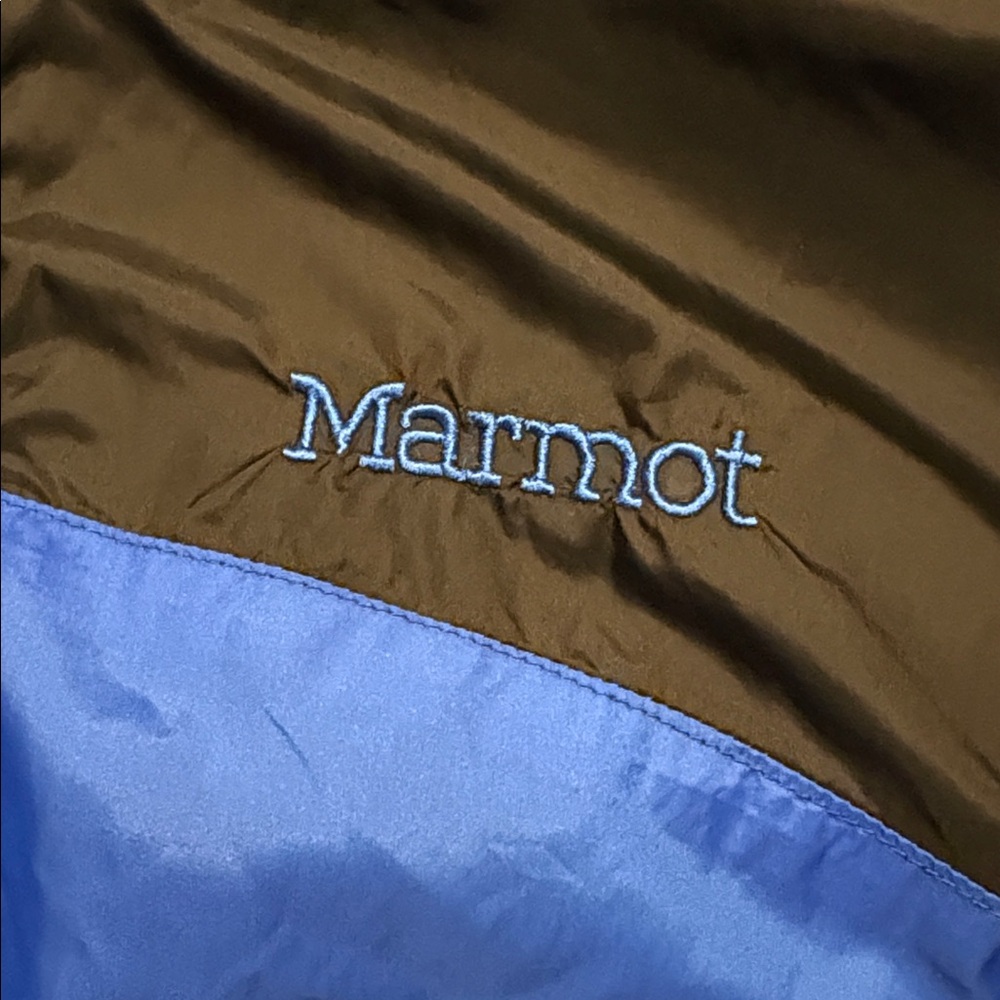 Marmot Dri-Clime Windbreaker Full Zip Vest in Blue/Black Size XL -- Great 4 Golf - Picture 4 of 8